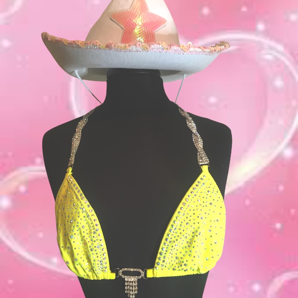 Crystal bikini top small